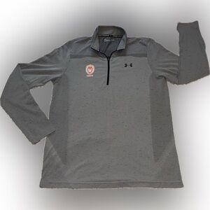 Wisconsin Badgers Under Armour Men's Quarter-Zip Rowing Performance Pullover